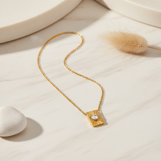 Céleste Heart Necklace